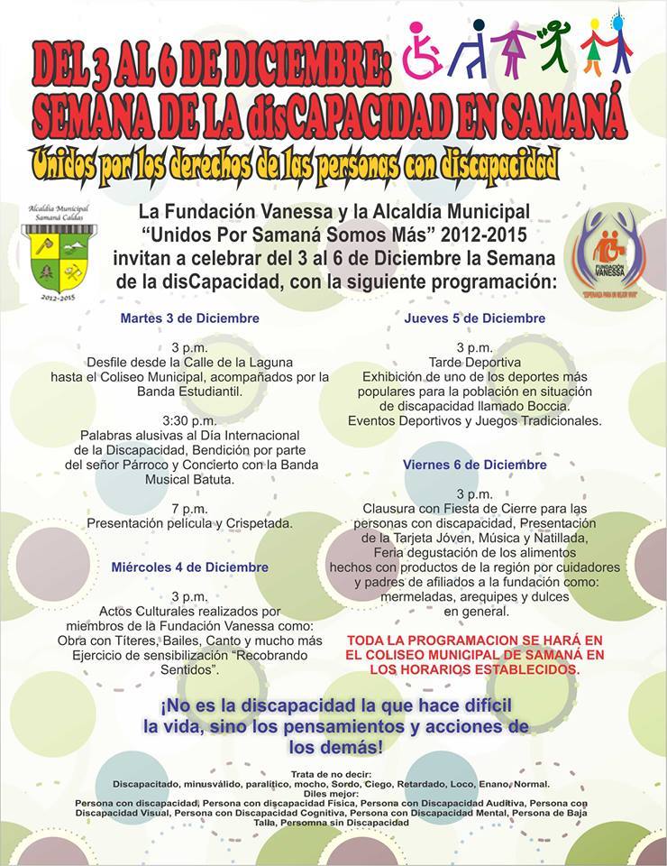 SEMANA DE LA DISCAPACIDAD