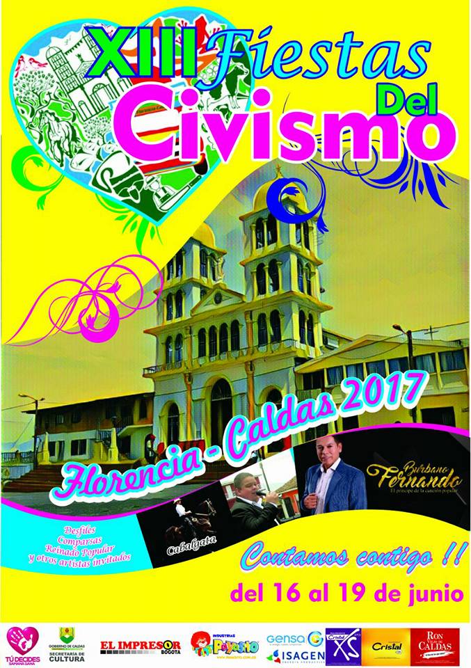 XVIII FIESTAS DEL CIVISMO EN FLORENCIA CALDAS