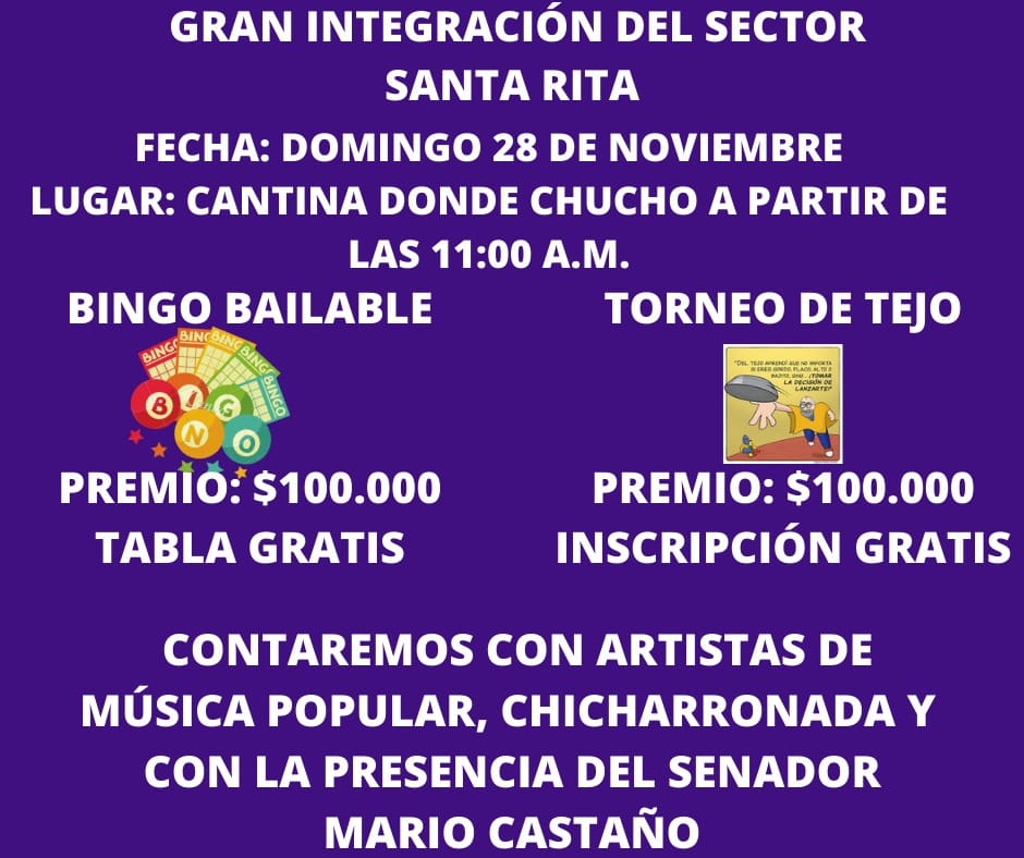 GRAN INTEGRACI�N VEREDA SANTA RITA