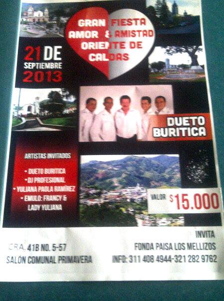 CELEBRACI�N AMOR Y AMISTAD EN BOGOTA